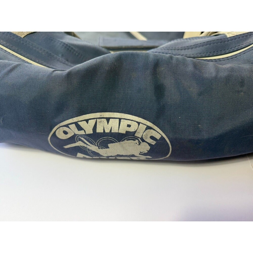 Vintage Olympic Diver Scuba Gear Bag Large Navy Blue Multi-Pocket Heavy Duty - Picture 3 of 12